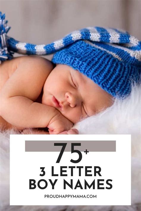 75+ 3 Letter Boy Names With Meanings (Cool & Cute) .